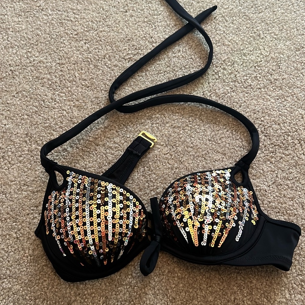 Victoria Secret sequin bombshell swim top